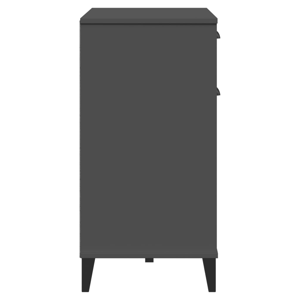 Sideboard "VIKEN" Anthracite Grey 80x40x80 cm Engineered Wood