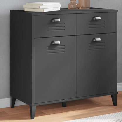 Sideboard "VIKEN" Anthracite Grey 80x40x80 cm Engineered Wood