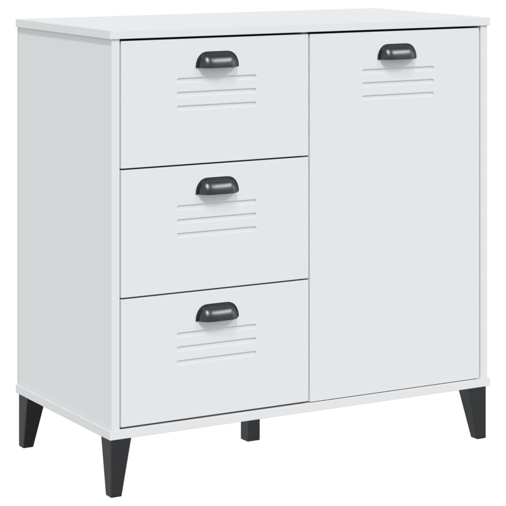 Sideboard "VIKEN" White 80x40x80 cm Engineered Wood