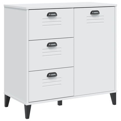Sideboard "VIKEN" White 80x40x80 cm Engineered Wood