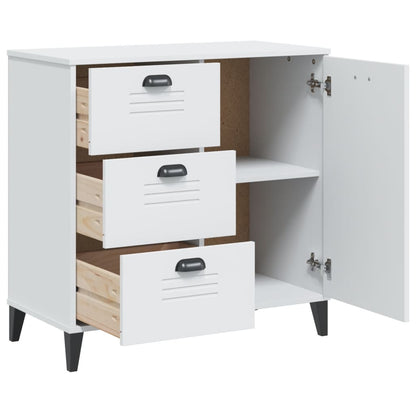 Sideboard "VIKEN" White 80x40x80 cm Engineered Wood