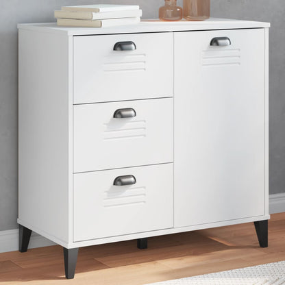 Sideboard "VIKEN" White 80x40x80 cm Engineered Wood
