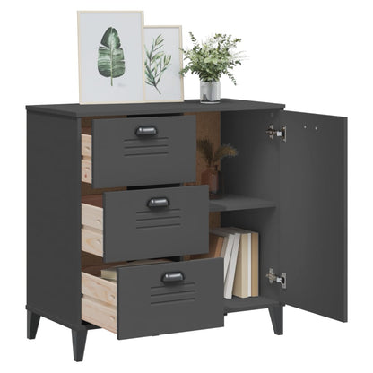 Sideboard "VIKEN" Anthracite Grey 80x40x80 cm Engineered Wood