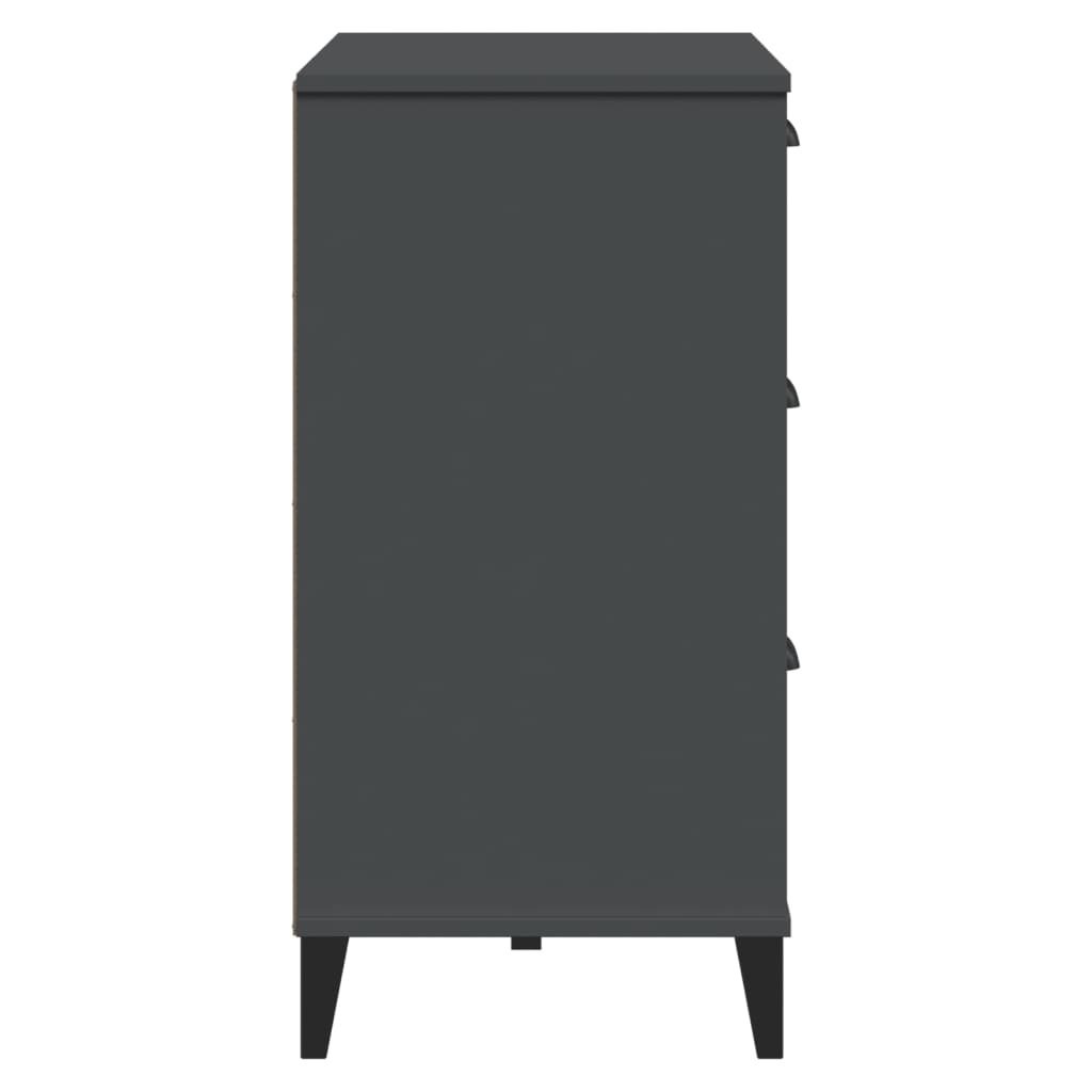 Sideboard "VIKEN" Anthracite Grey 80x40x80 cm Engineered Wood