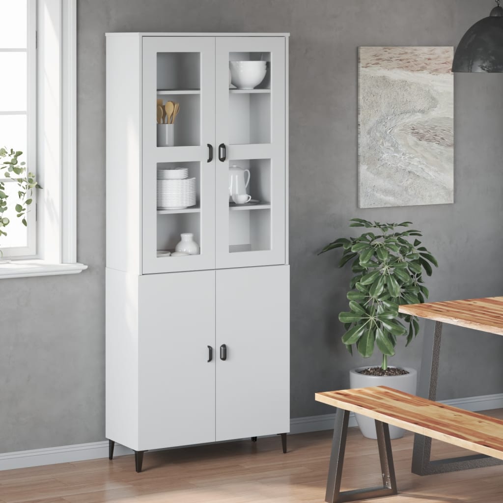 Top for Highboard "VIKEN" White Engineered Wood
