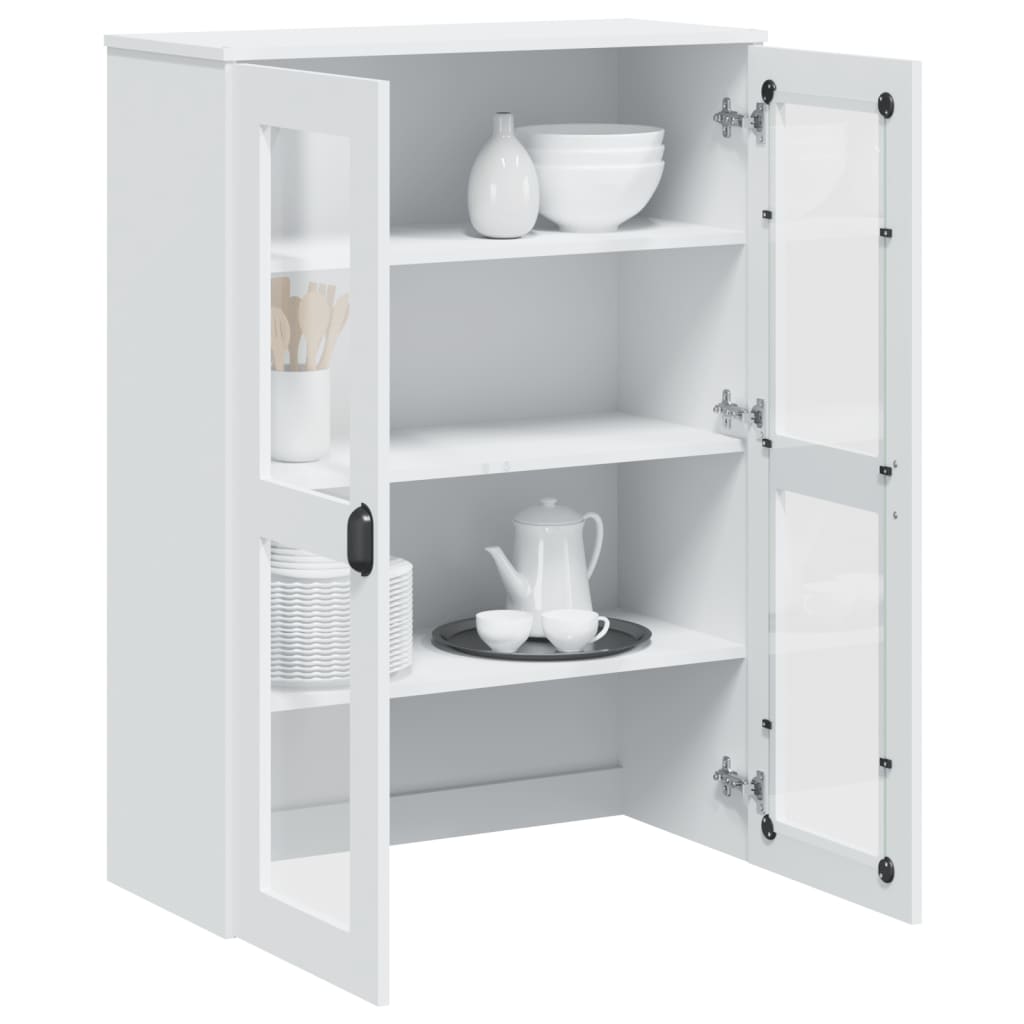 Top for Highboard "VIKEN" White Engineered Wood