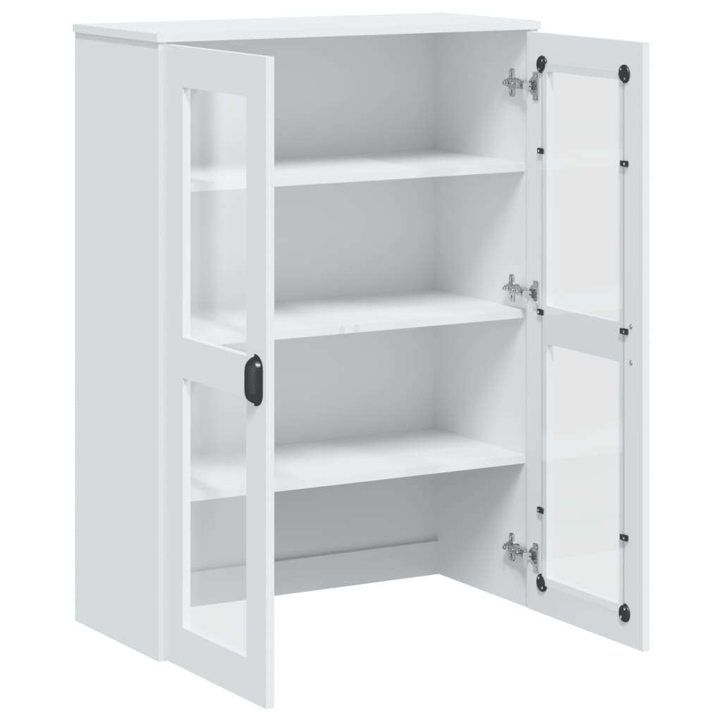 Top for Highboard "VIKEN" White Engineered Wood