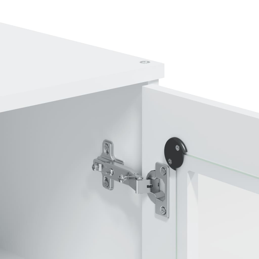 Top for Highboard "VIKEN" White Engineered Wood