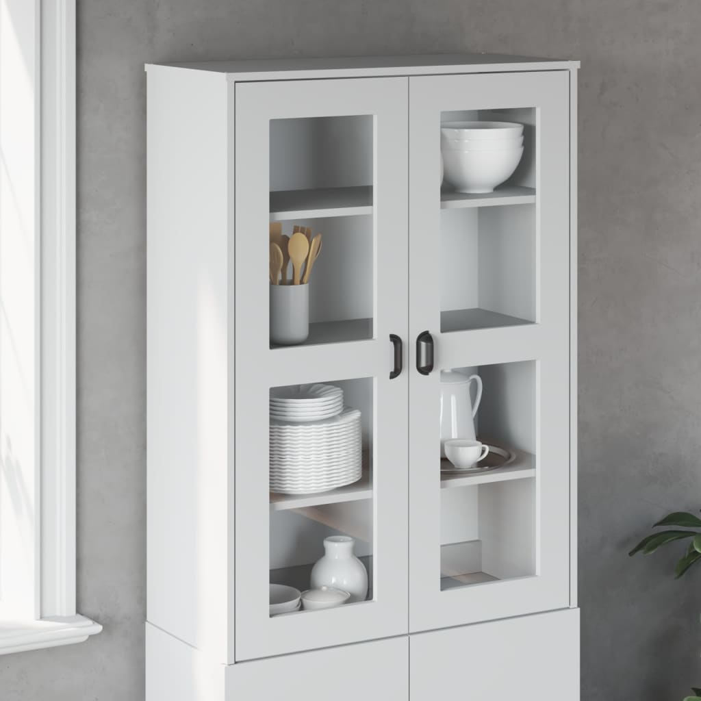 Top for Highboard "VIKEN" White Engineered Wood