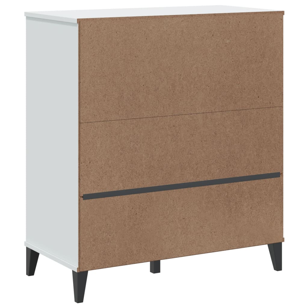 Bookcase "VIKEN" White 80x40x90 cm Engineered Wood