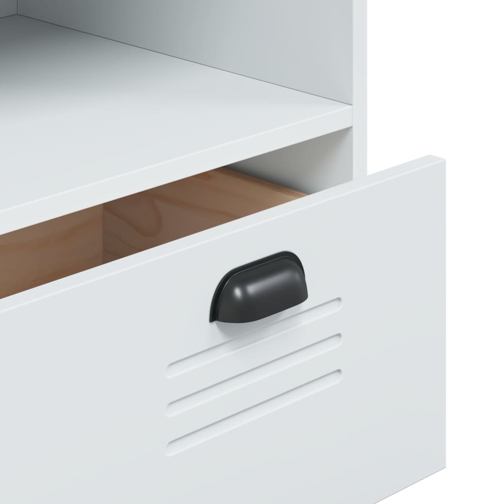 Bookcase "VIKEN" White 80x40x90 cm Engineered Wood