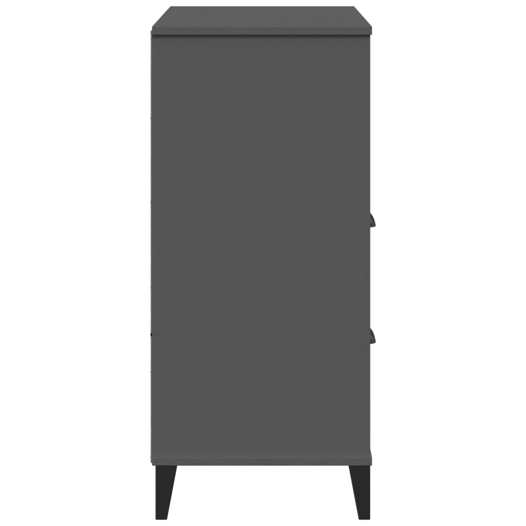 Bookcase "VIKEN" Anthracite Grey 80x40x90 cm Engineered Wood