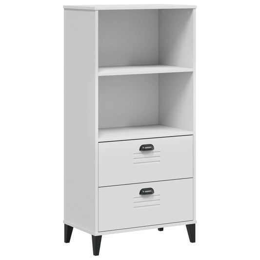Bookcase "VIKEN" White 60x35x123 cm Engineered Wood