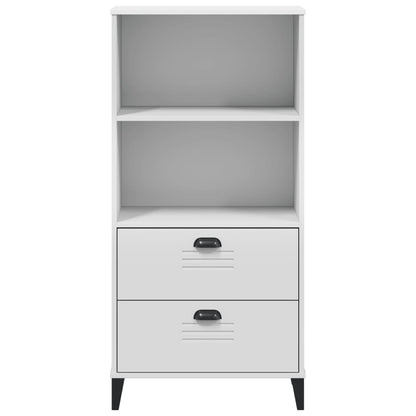 Bookcase "VIKEN" White 60x35x123 cm Engineered Wood