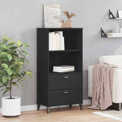 Bookcase "VIKEN" Black 60x35x123 cm Engineered Wood