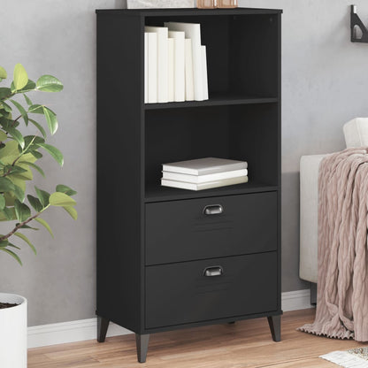 Bookcase "VIKEN" Black 60x35x123 cm Engineered Wood