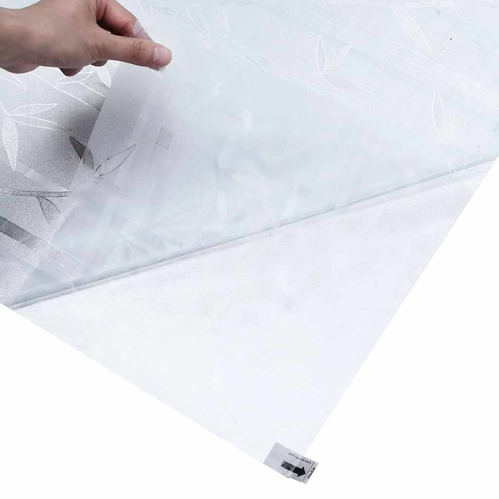 Window Film Frosted Bamboo Pattern 90x500 cm PVC