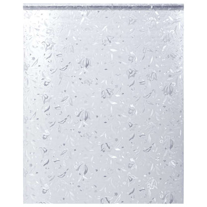 Window Film Frosted Flower Pattern 45x500 cm PVC