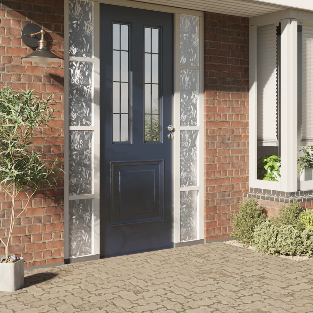 Window Film Frosted Flower Pattern 45x500 cm PVC