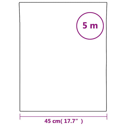 Window Film Frosted Flower Pattern 45x500 cm PVC