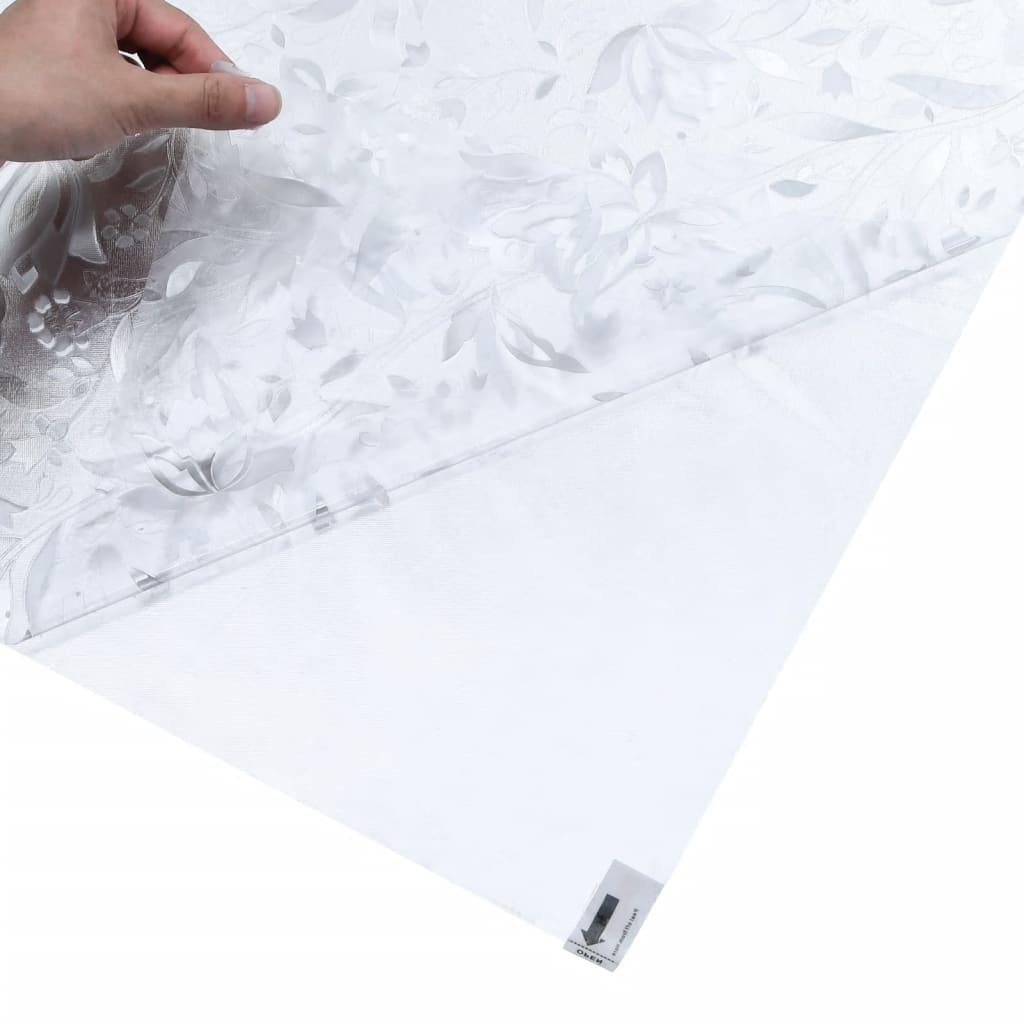 Window Film Frosted Flower Pattern 60x500 cm PVC