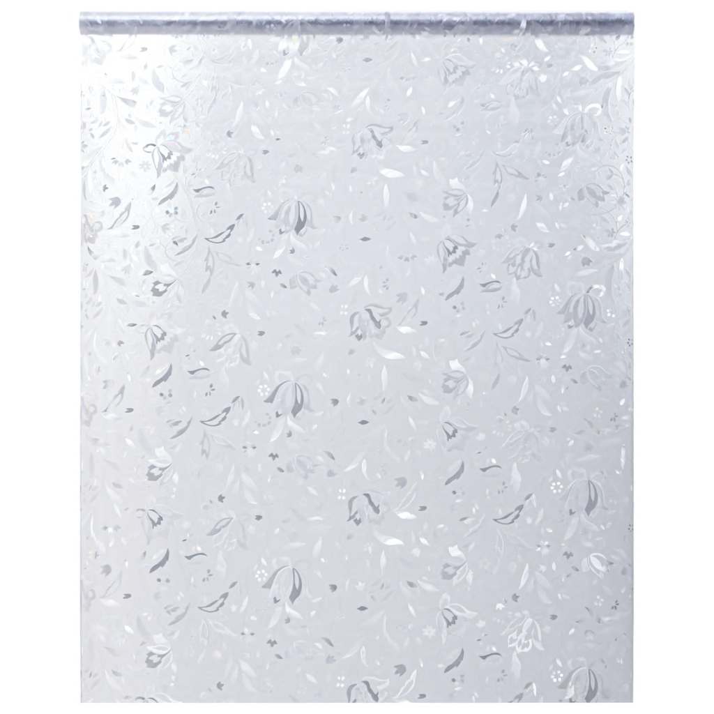Window Film Frosted Flower Pattern 90x500 cm PVC