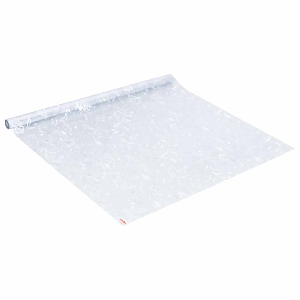 Window Film Frosted Flower Pattern 90x500 cm PVC