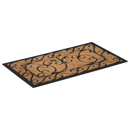 Door Mat Rectangular 45x75 cm Rubber and Coir