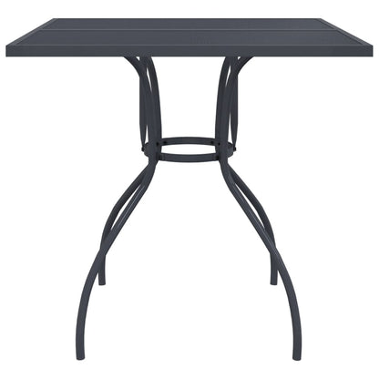 Garden Dining Set | Anthracite | Expanded metal mesh | Compact | Foldable