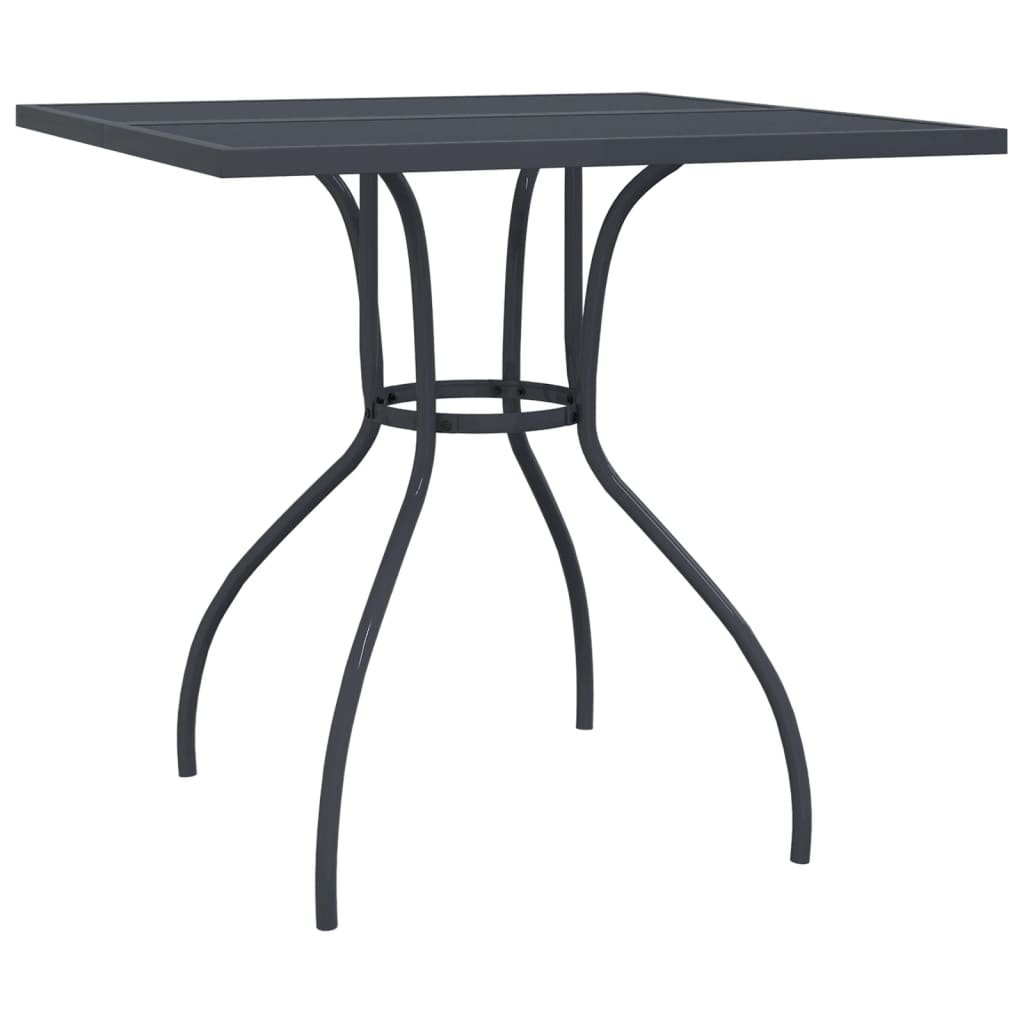 Garden Dining Set | Anthracite | Expanded metal mesh | 5 Piece Set