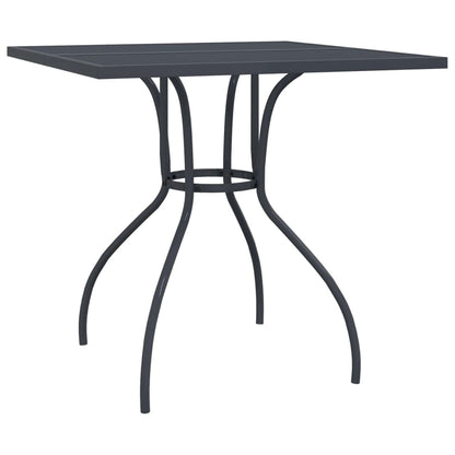 Garden Dining Set | Anthracite | Expanded metal mesh | 5 Piece Set