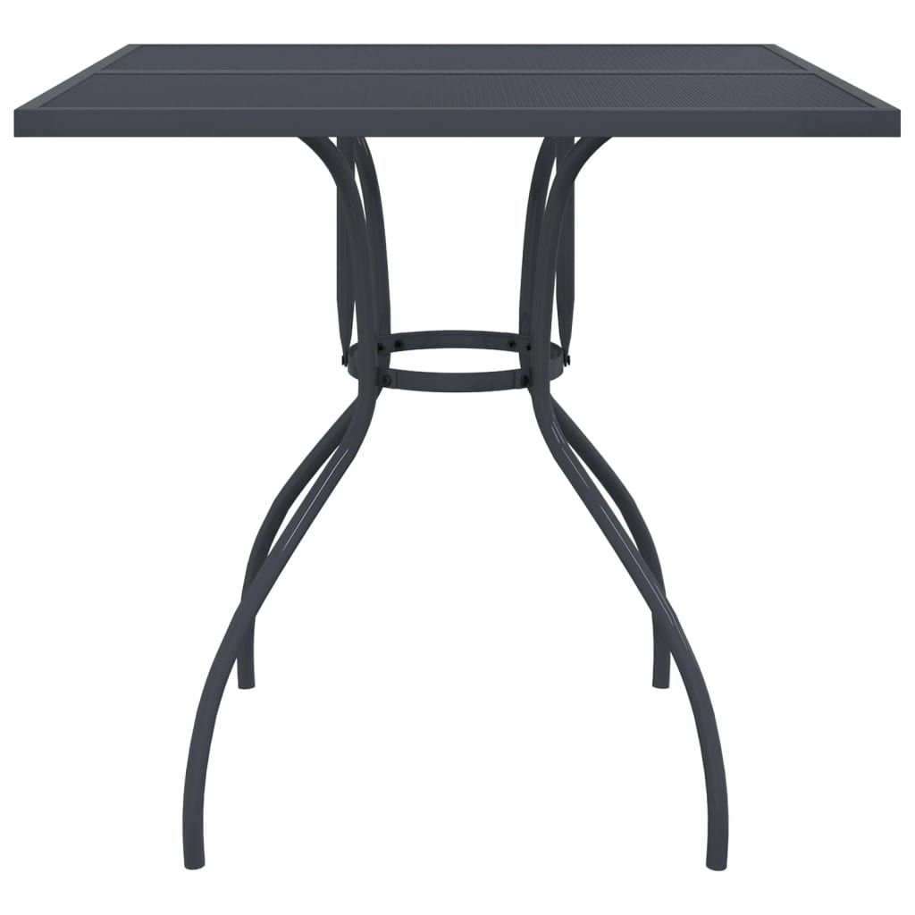 Garden Dining Set | Anthracite | Expanded metal mesh | 5 Piece Set