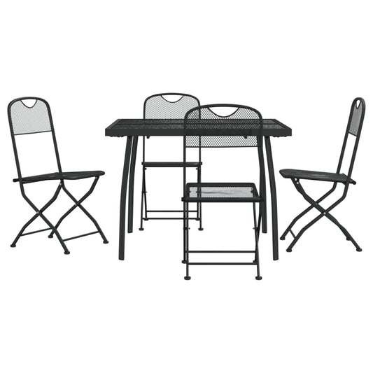 Garden Dining Set | Anthracite | Metal with e-coating finish | Medium