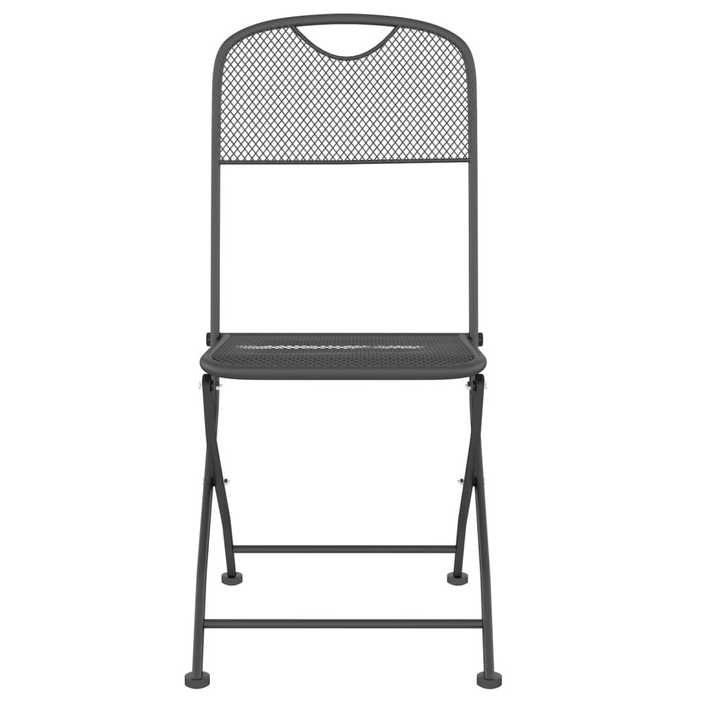 Garden Dining Set | Anthracite | Metal with e-coating finish | Medium