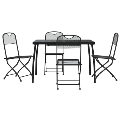 Garden Dining Set | Anthracite | Expanded metal mesh with e-coating