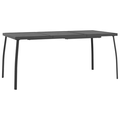 Garden Dining Set | Anthracite | Metal Mesh | Foldable