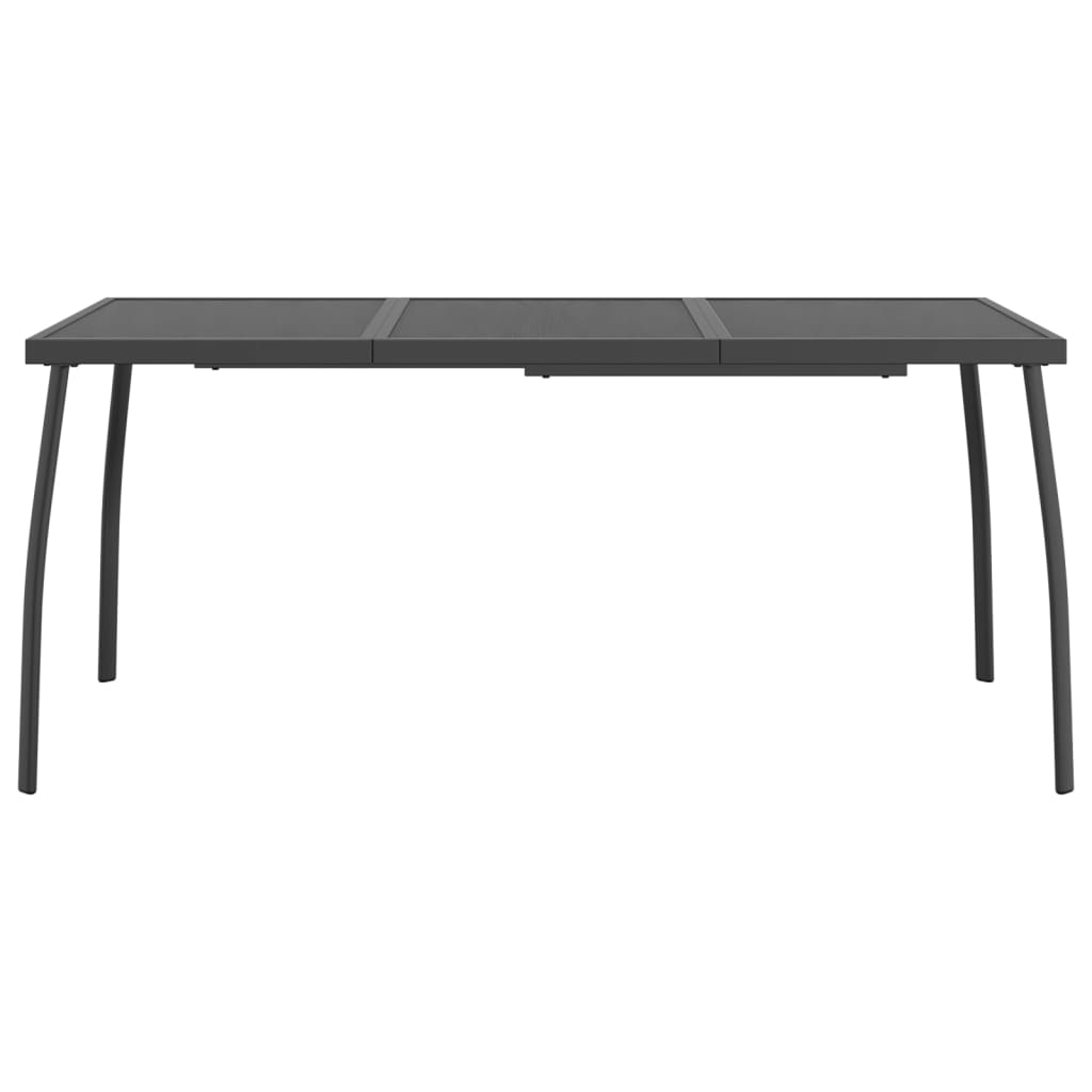 Garden Dining Set | Anthracite | Metal Mesh | Foldable