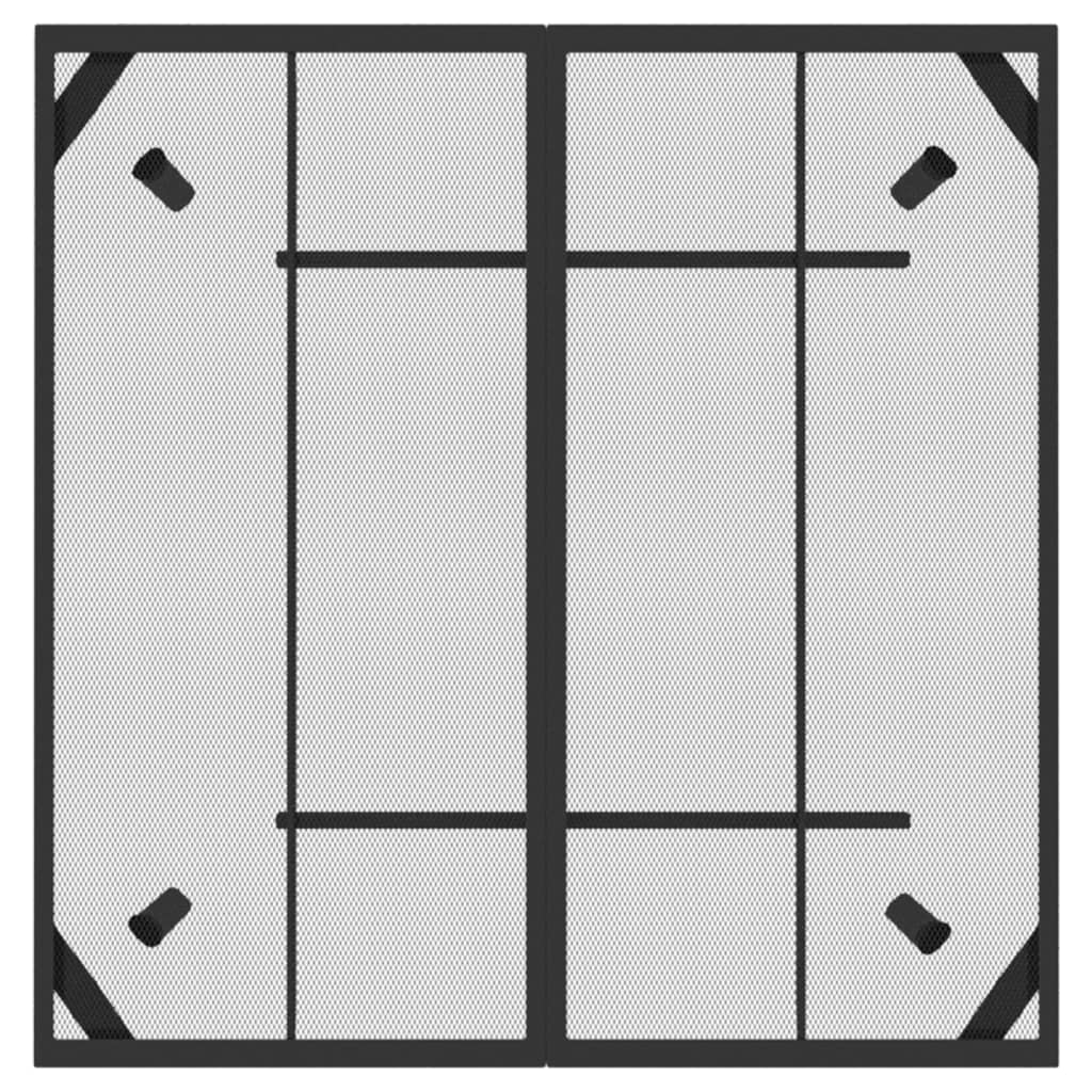 Garden Dining Set | Anthracite | Metal | 5 Piece Set