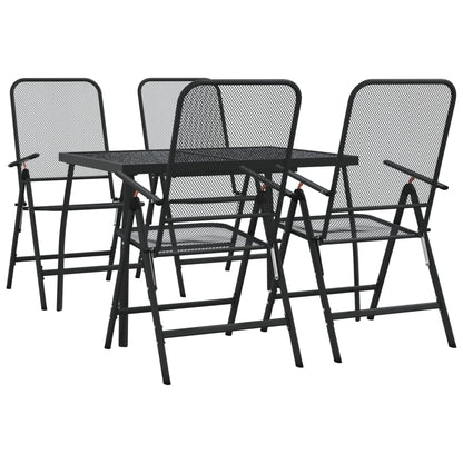Garden Dining Set | Anthracite | Metal mesh | Standard for outdoor dining
