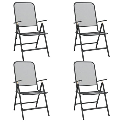 Garden Dining Set | Anthracite | Metal mesh | Standard for outdoor dining