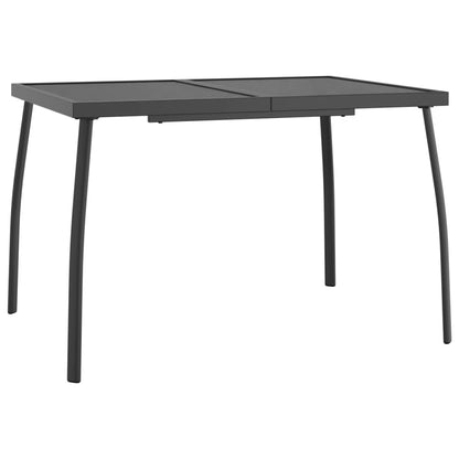 Garden Dining Set | Anthracite | Metal mesh | Standard for outdoor dining