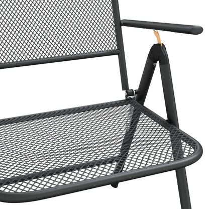 Garden Dining Set | Anthracite | Metal mesh | Standard for outdoor dining