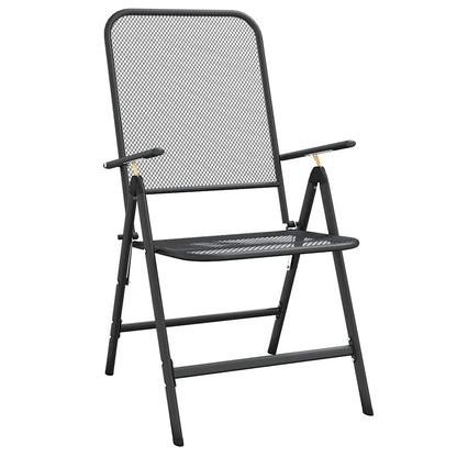 Garden Dining Set | Anthracite | Metal | Standard | Foldable