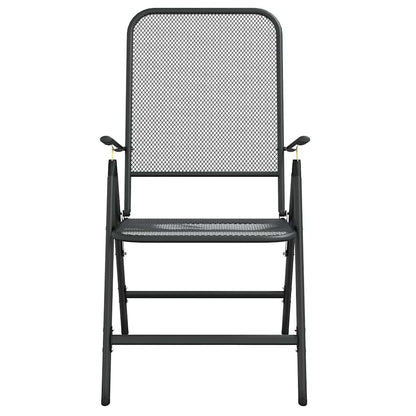 Garden Dining Set | Anthracite | Metal | Standard | Foldable