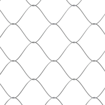 Dog Cage with Door Grey 2x2x1,5 m Galvanised Steel