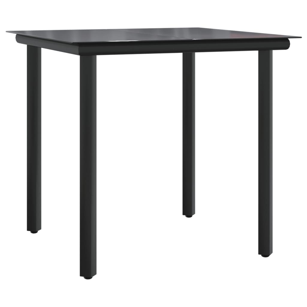 3 Piece Garden Dining Set with Cushions Grey Poly Rattan (US only)