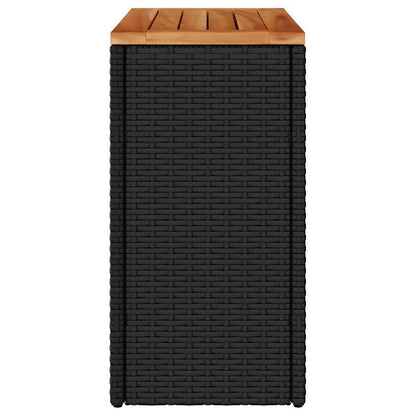 Garden Side Table | Black and Brown