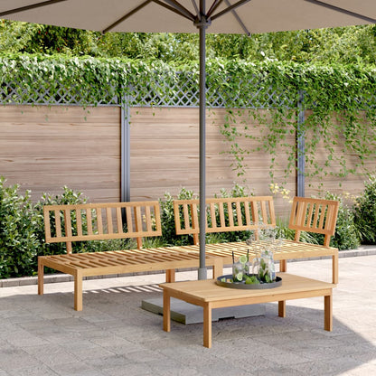 Pallet Sofa Set | Brown | Solid Acacia Wood | Large | Modular