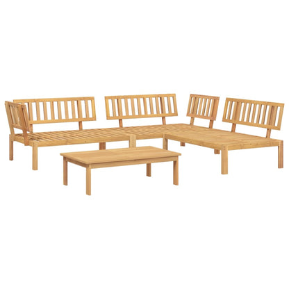 Pallet Sofa Set | Natural acacia wood | Solid acacia wood | Large