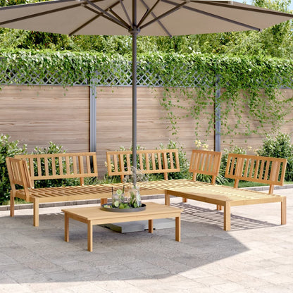 Pallet Sofa Set | Natural acacia wood | Solid acacia wood | Large